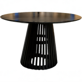 Esstisch Montana Rund | Schwarzes Akazienholz 140cm